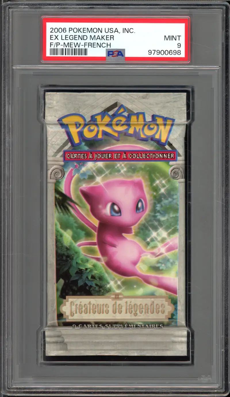 PSA 9 Booster Ex Créateurs de Légendes