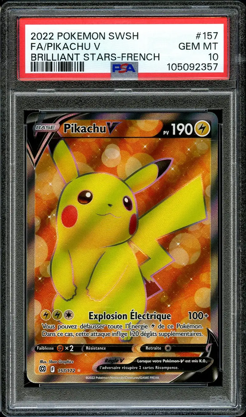 PSA 10 Pikachu V