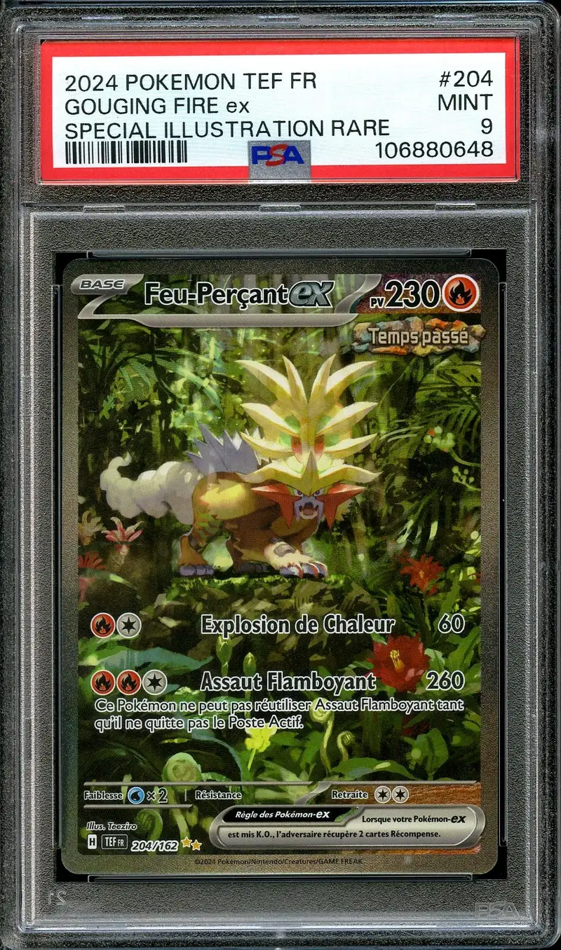 PSA 9 Feu-Perçant Ex
