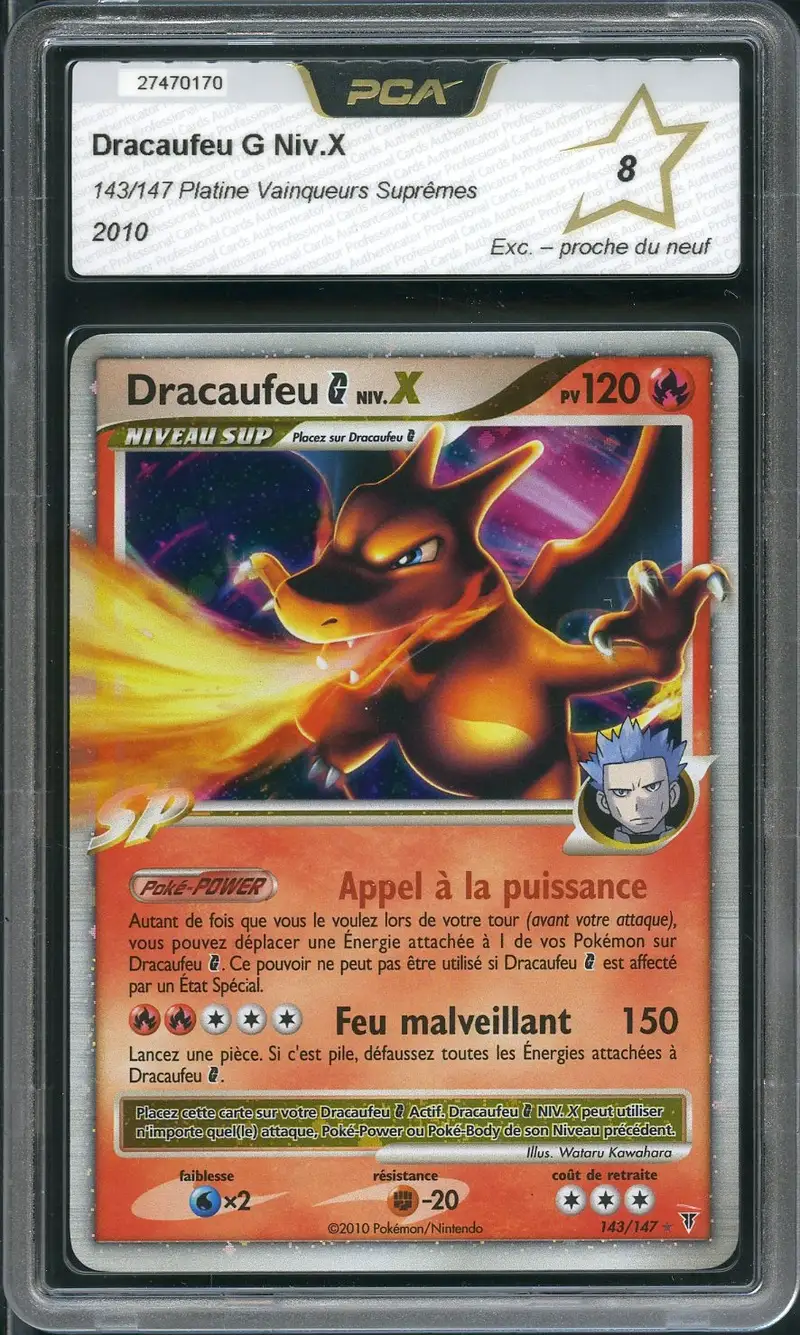 PCA 8 Dracaufeu G Niv. X