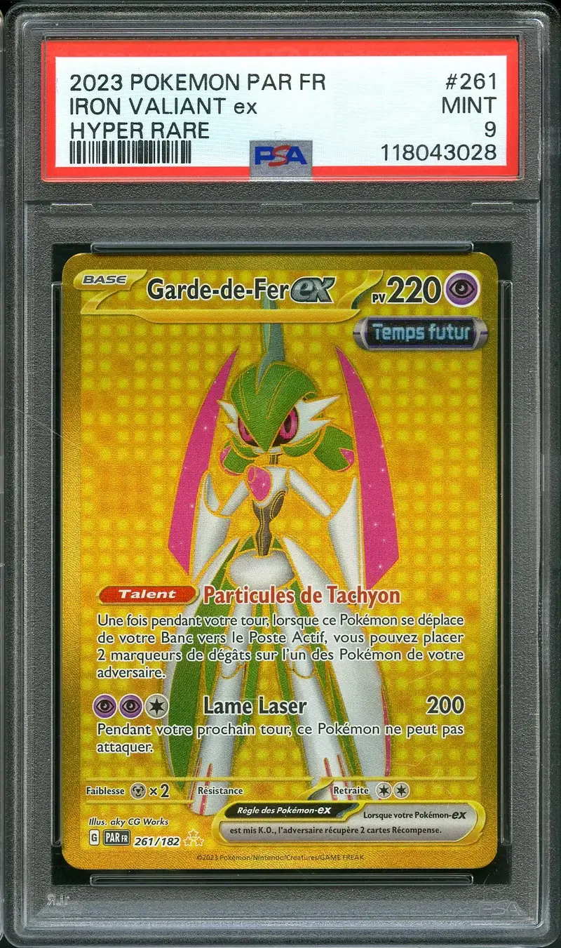 PSA 9 Garde-de-Fer Ex Gold
