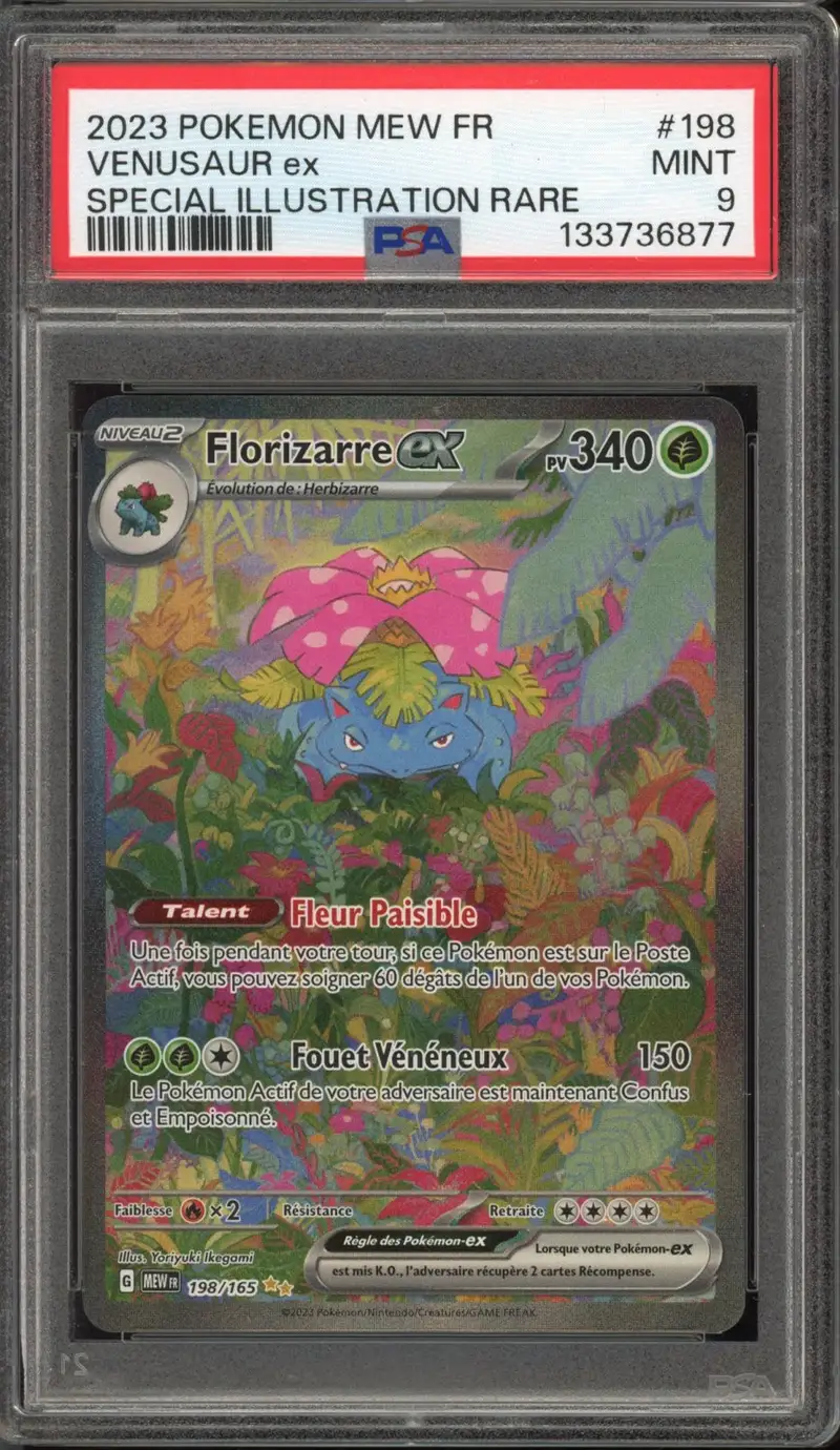 PSA 9 Florizarre Ex