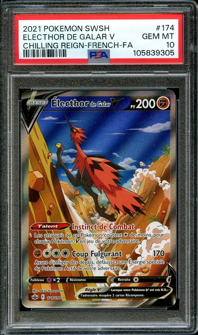 PSA 10 Electhor de Galar V