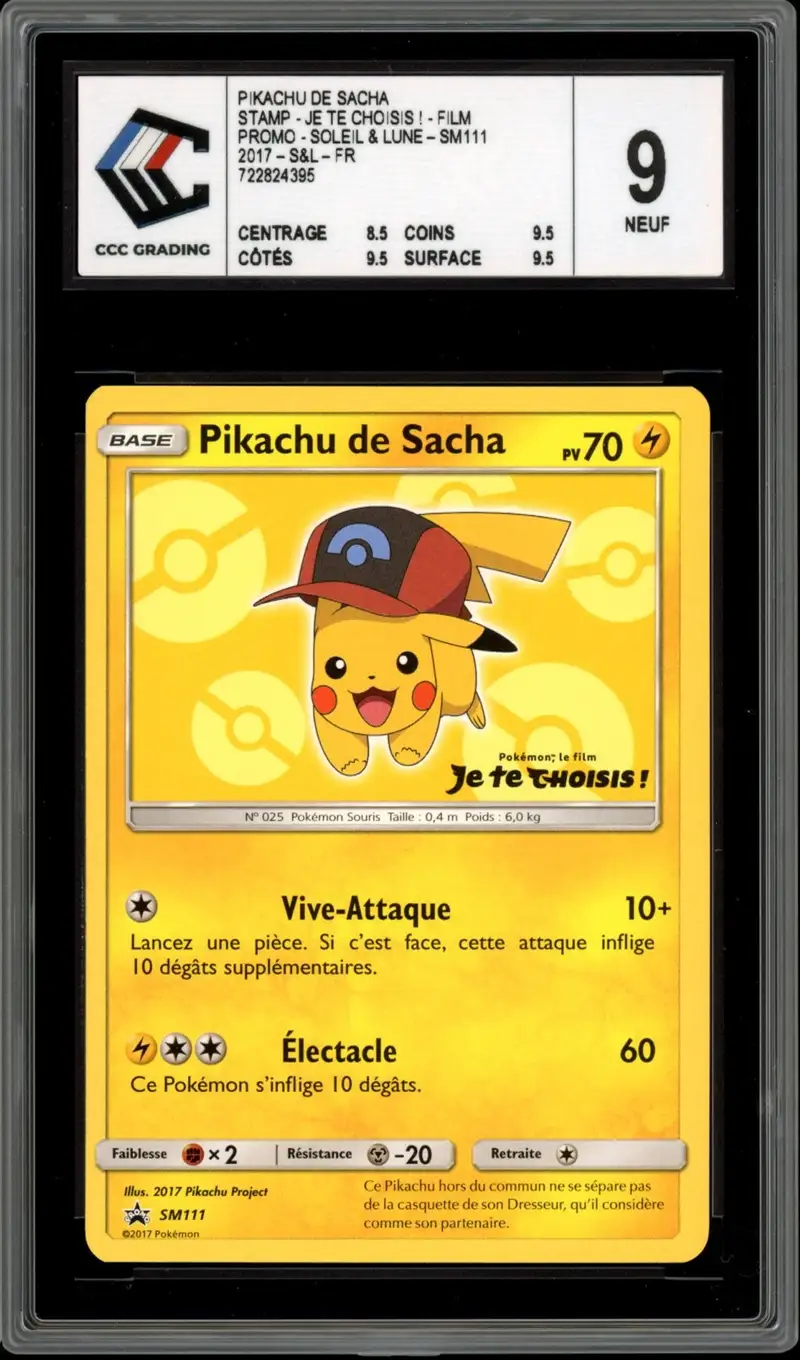 CCC 9 Pikachu de Sacha