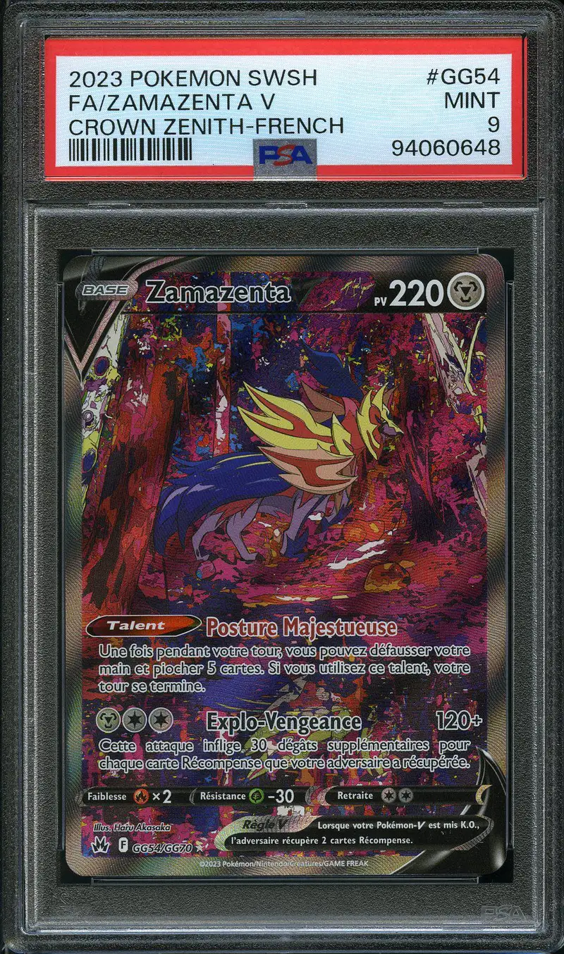 PSA 9 Zamazenta V