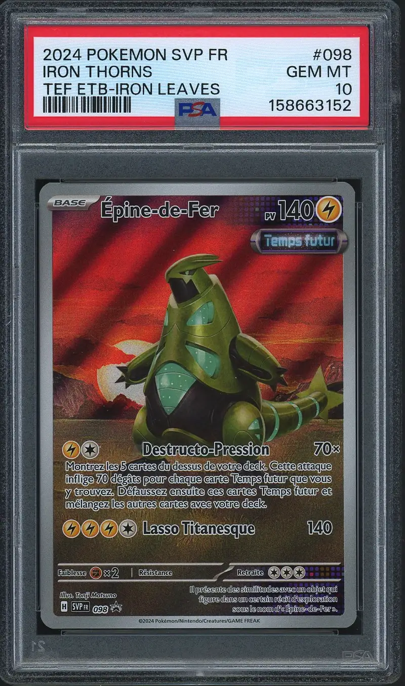 PSA 10 Epine-de-Fer