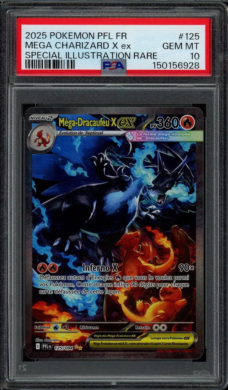 PSA 10 Méga-Dracaufeu X Ex