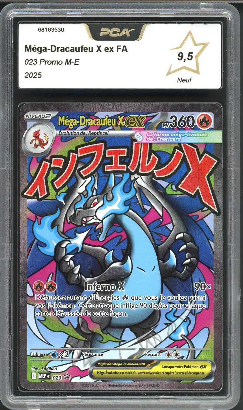 PCA 9.5 Méga Dracaufeu X Ex