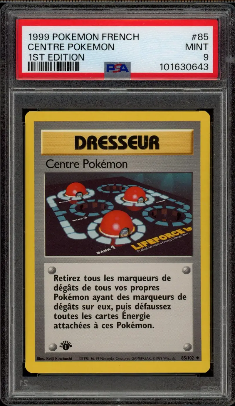 PSA 9 Centre Pokémon