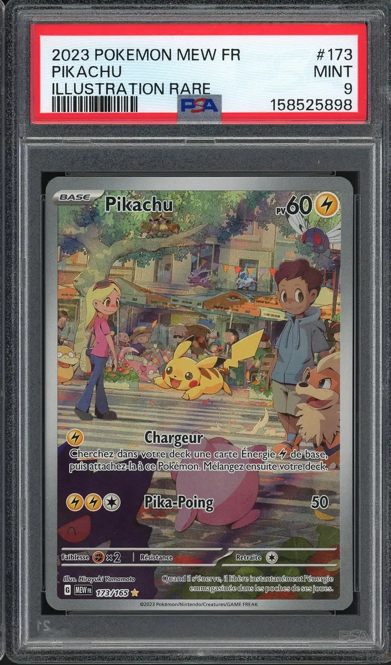 PSA 9 Pikachu