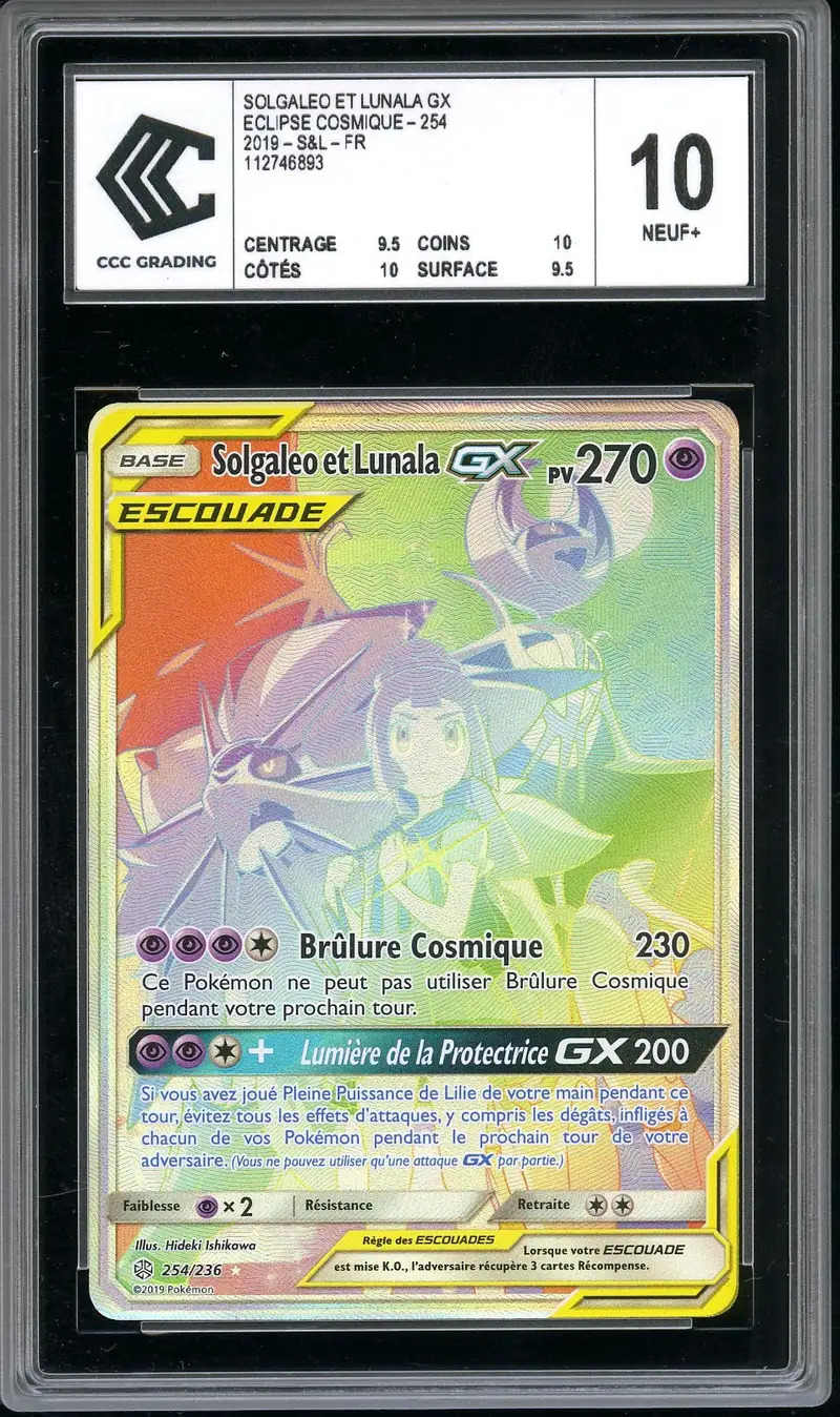 CCC 10 Solgaleo et Lunala Gx Rainbow