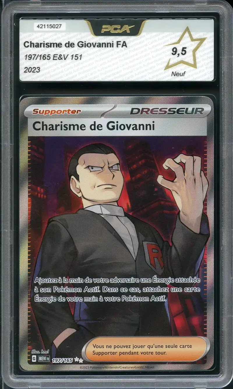 PCA 9.5 Charisme de Giovanni
