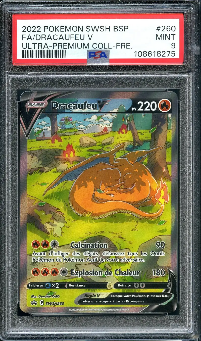 PSA 9 Dracaufeu V