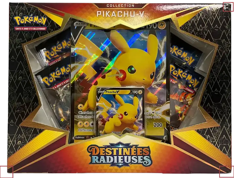Coffret EB4.5 Destinées Radieuses Pikachu V