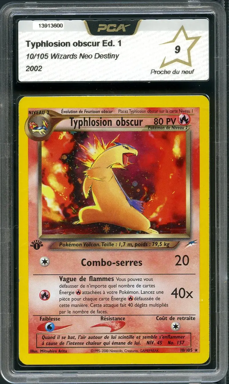 PCA 9 Typhlosion Obscur Holo