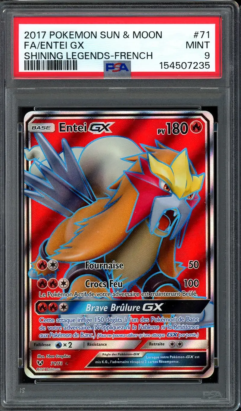 PSA 9 Entei Gx