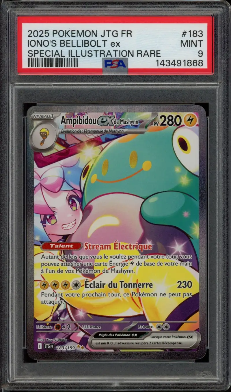 PSA 9 Ampibidou Ex de Mashynn