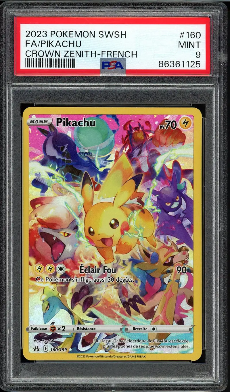 PSA 9 Pikachu