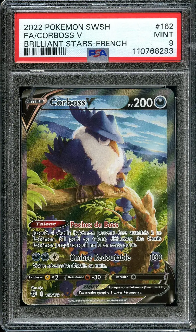 PSA 9 Corboss V