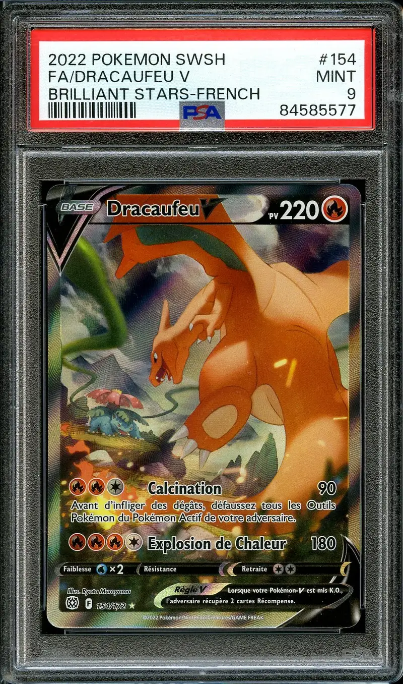 PSA 9 Dracaufeu V