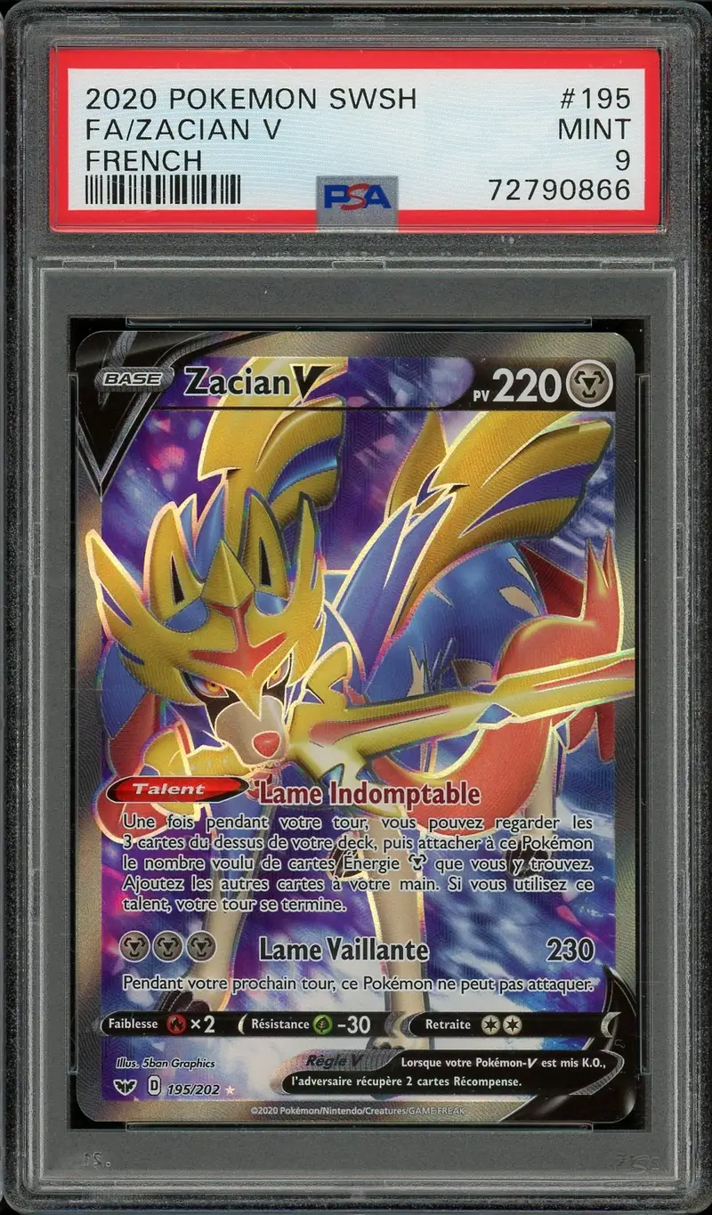 PSA 9 Zacian V