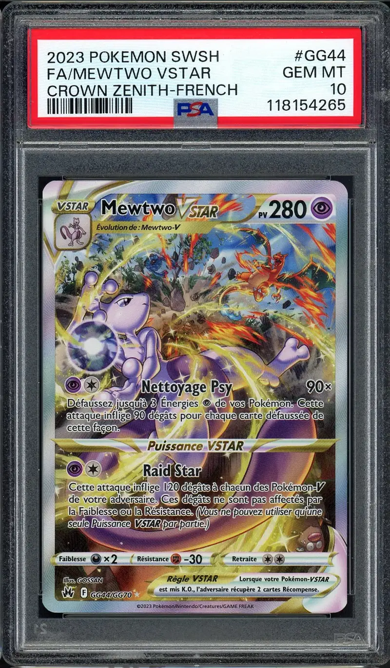 PSA 10 Mewtwo VStar
