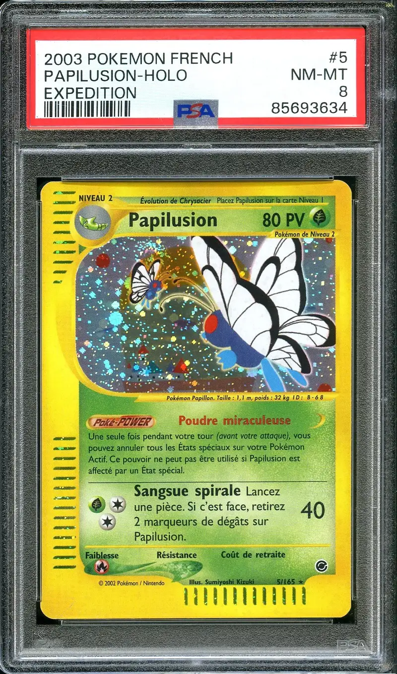 PSA 8 Papilusion Holo