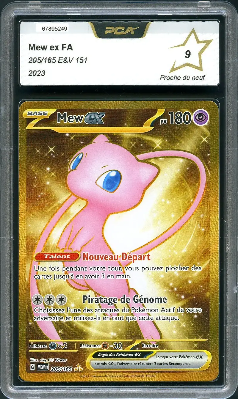 PCA 9 Mew Ex Gold
