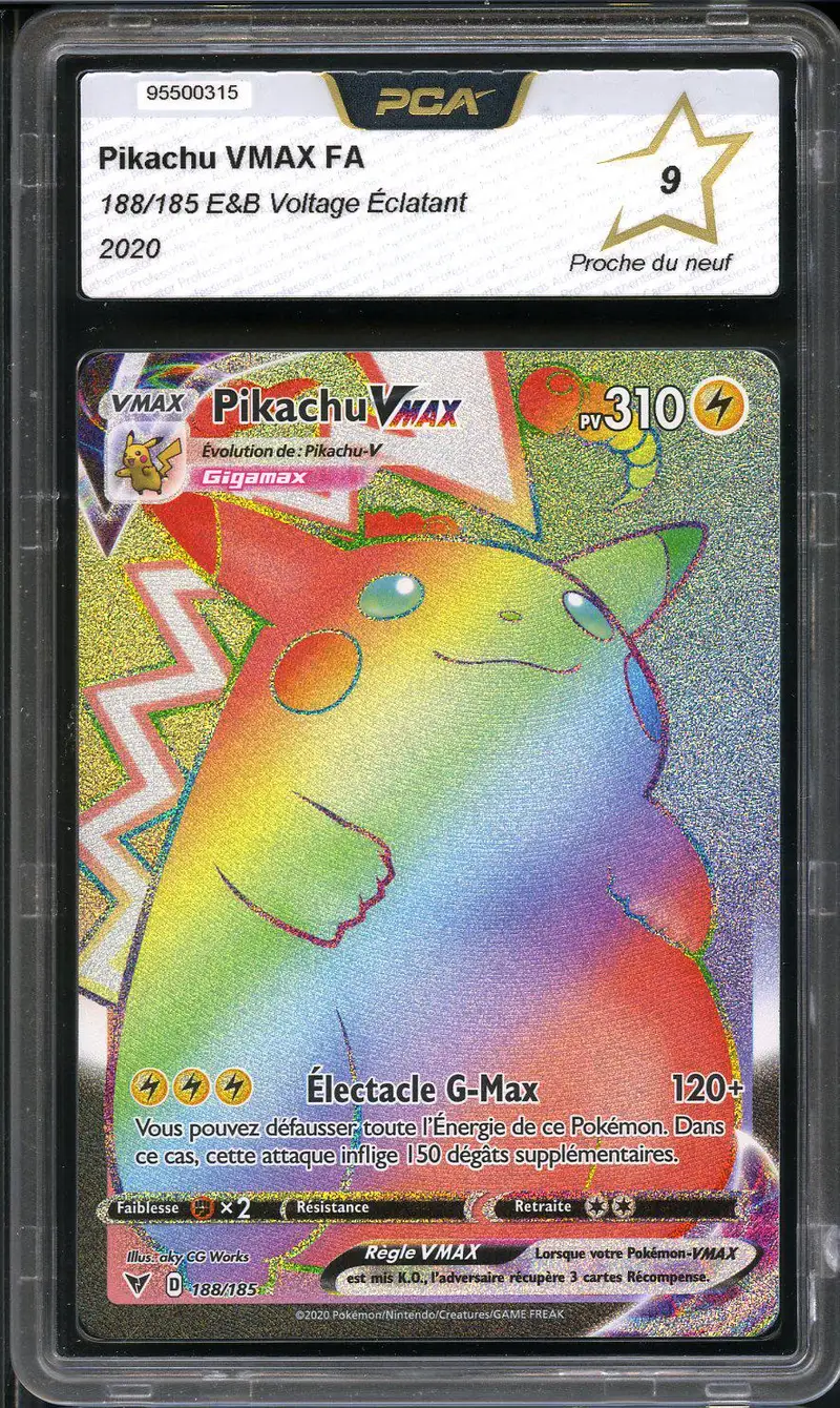 PCA 9 Pikachu VMax Rainbow