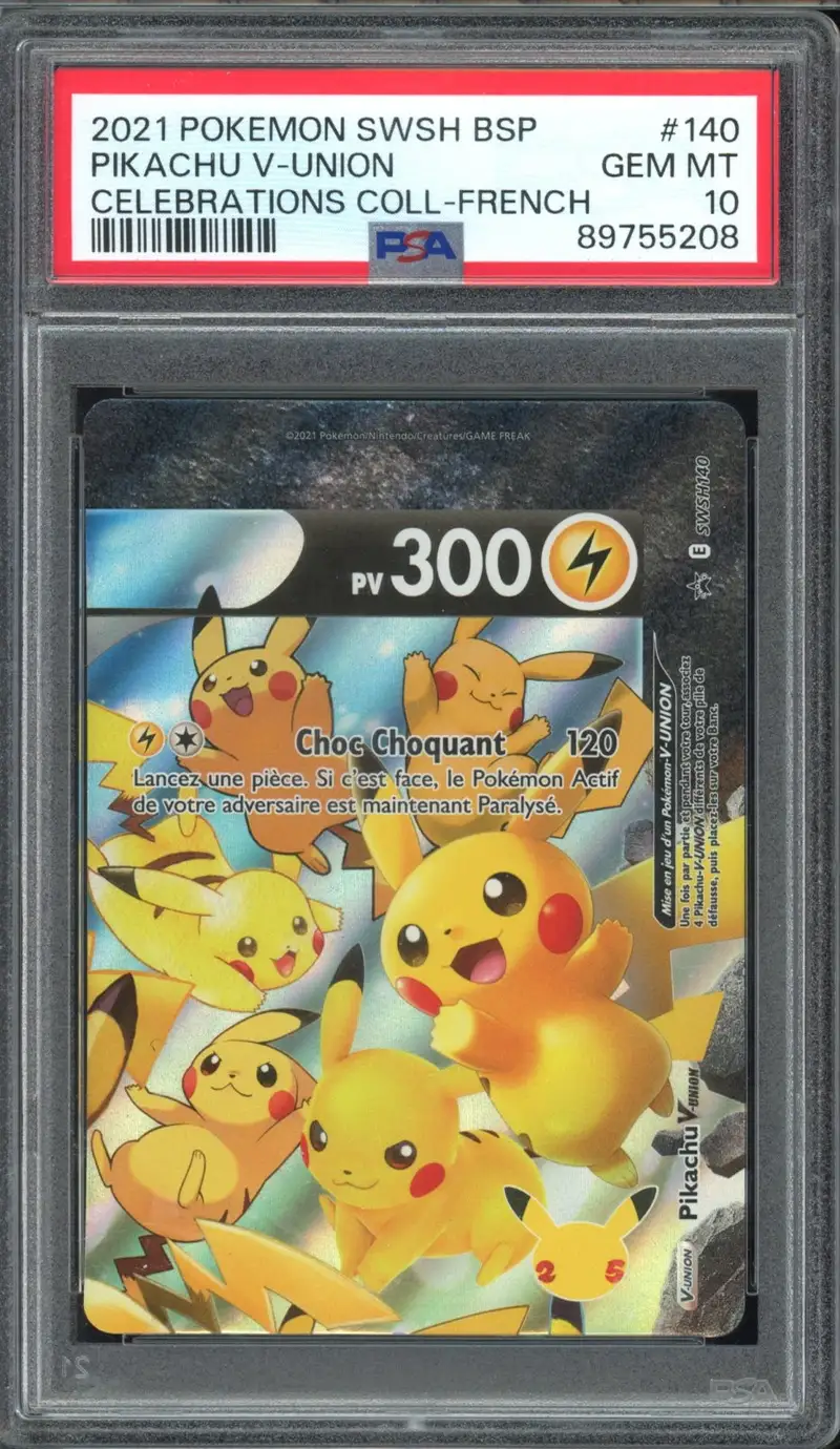 PSA 10 Pikachu V Union