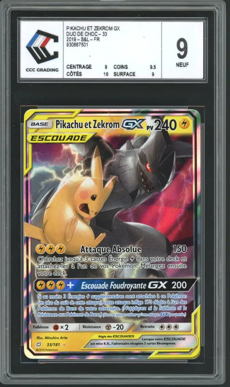 CCC 9 Pikachu et Zekrom Gx