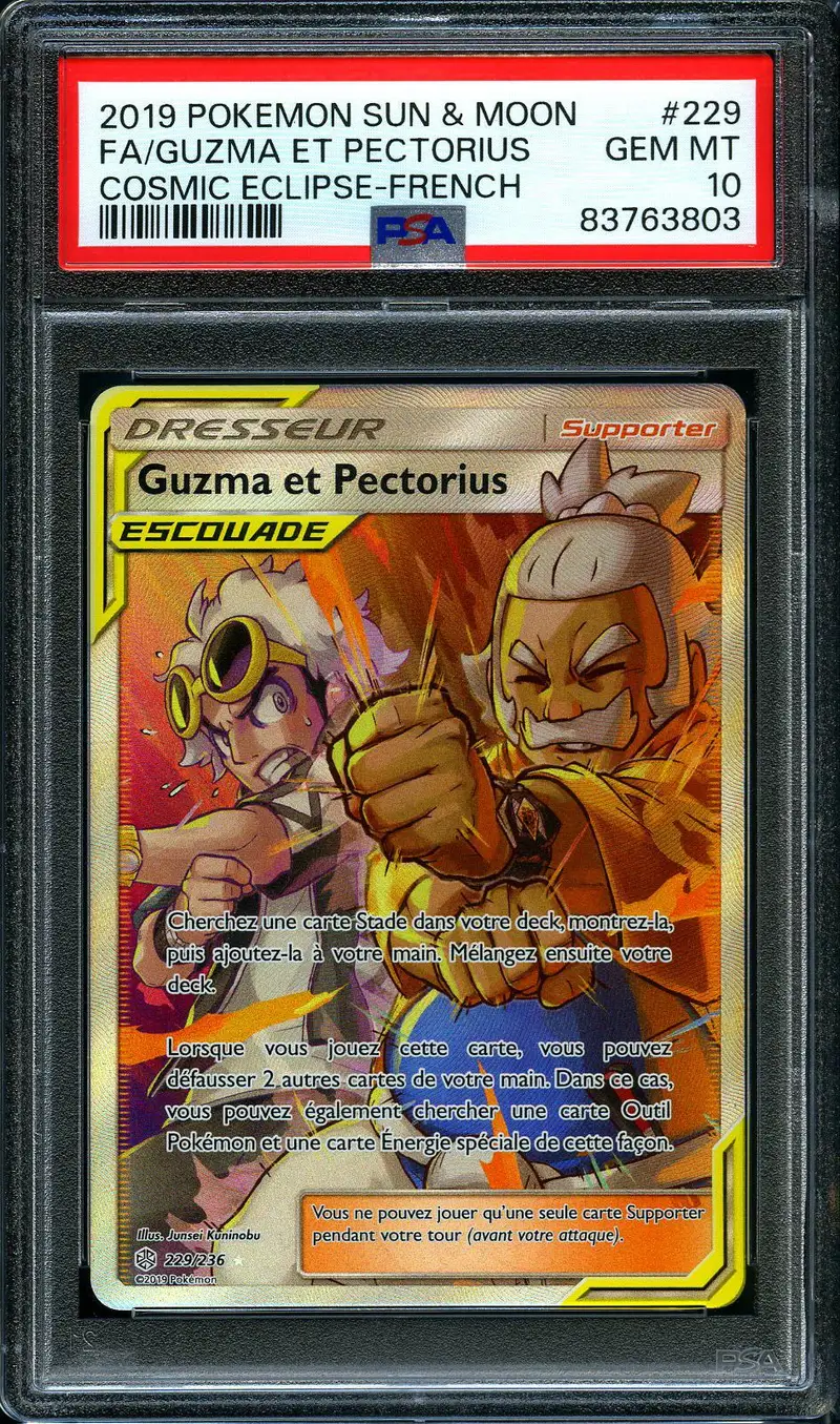 PSA 10 Guzma et Pectorius