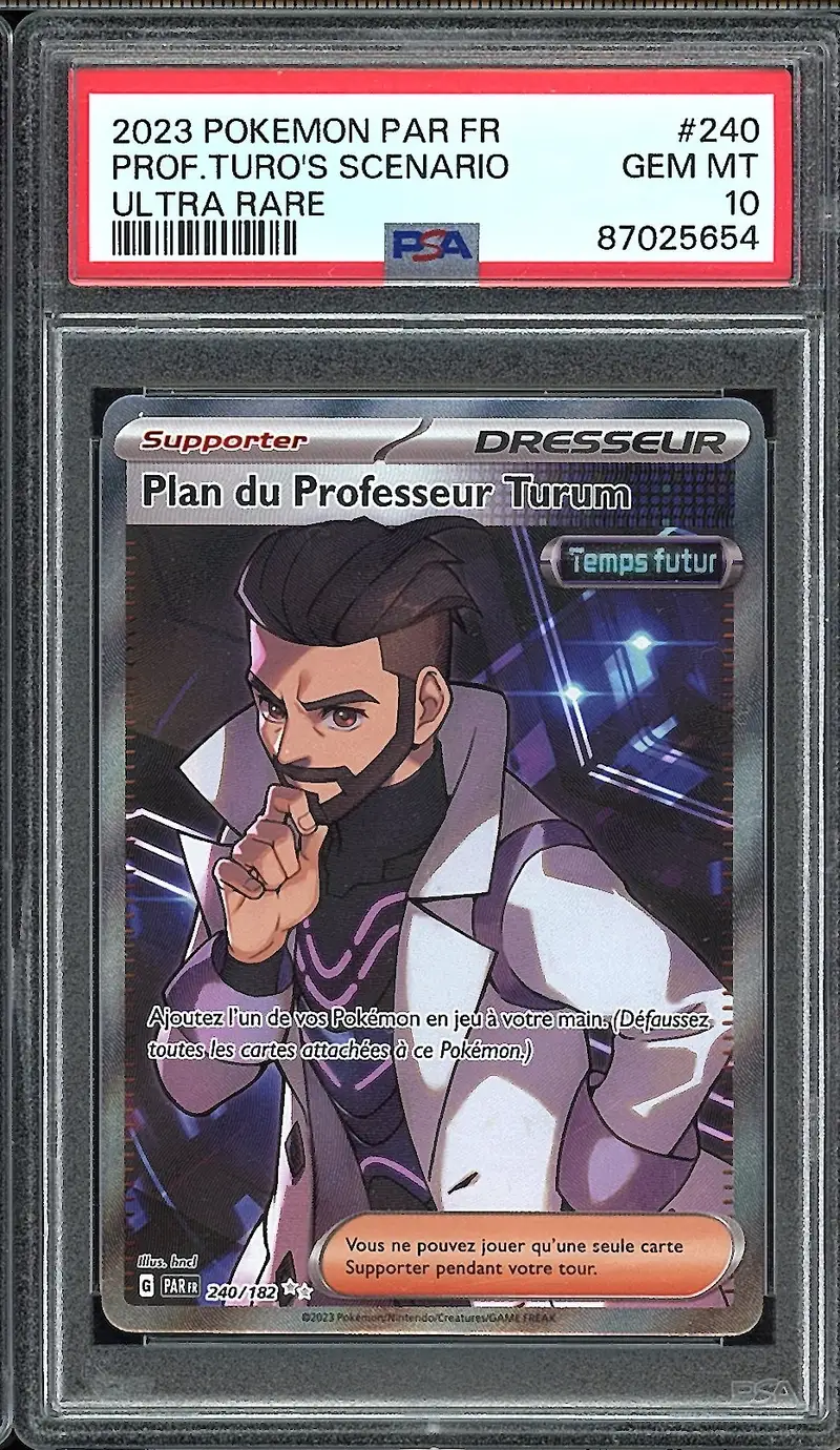 PSA 10 Plan du Professeur Turum