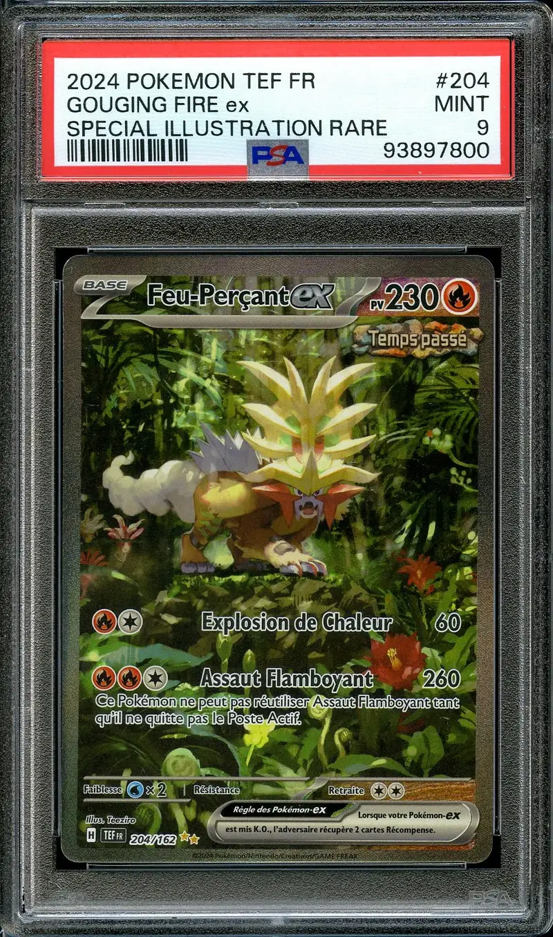 PSA 9 Feu-Perçant Ex