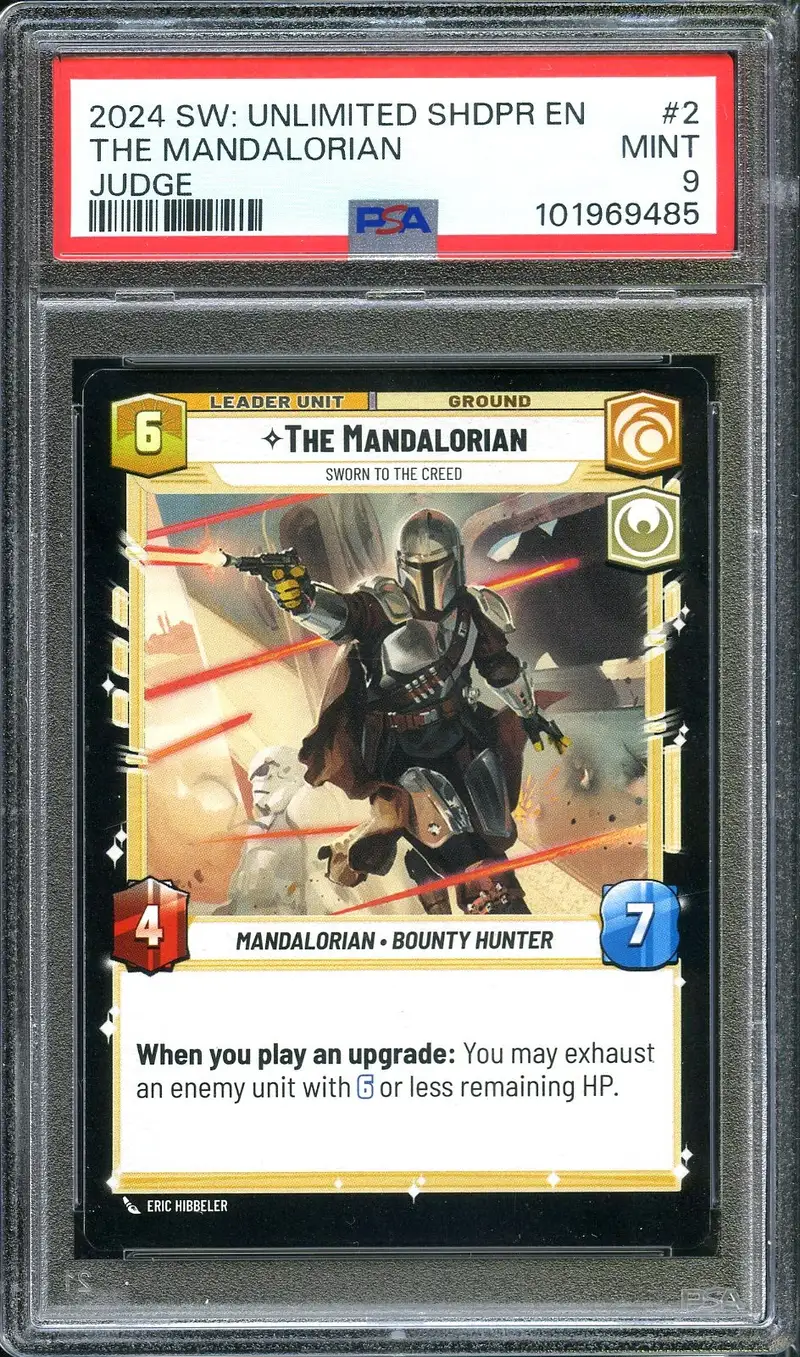 PSA 9 The Mandalorian