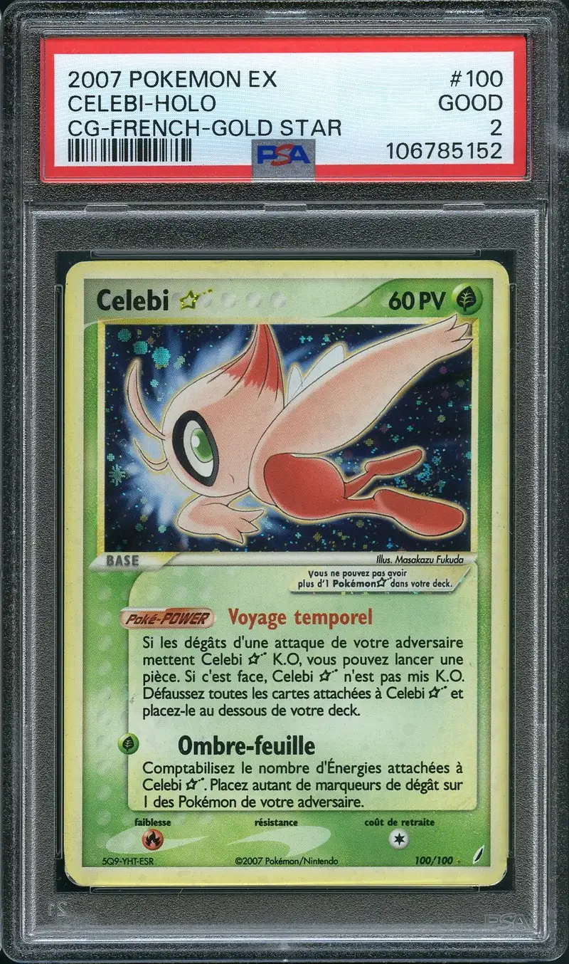 PSA 2 Celebi Gold Star
