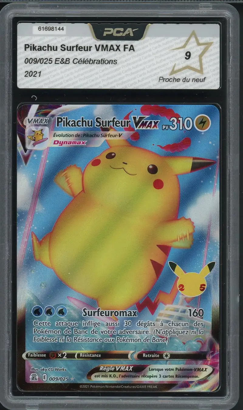 PCA 9 Pikachu Surfeur VMax