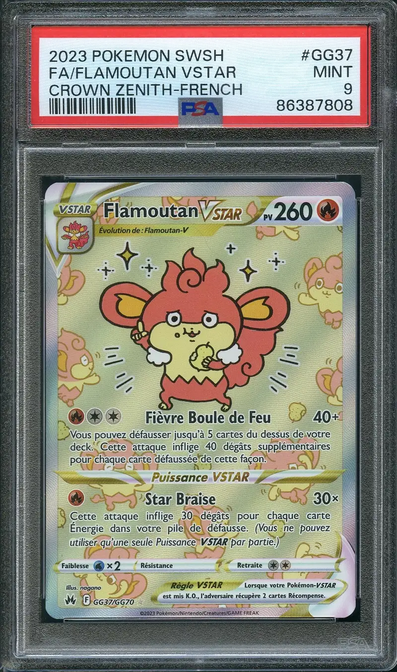 PSA 9 Flamoutan VStar