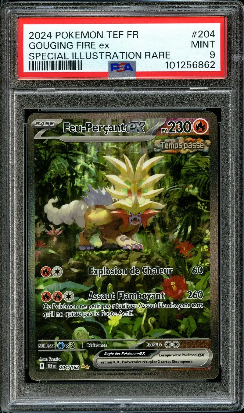 PSA 9 Feu-Perçant Ex