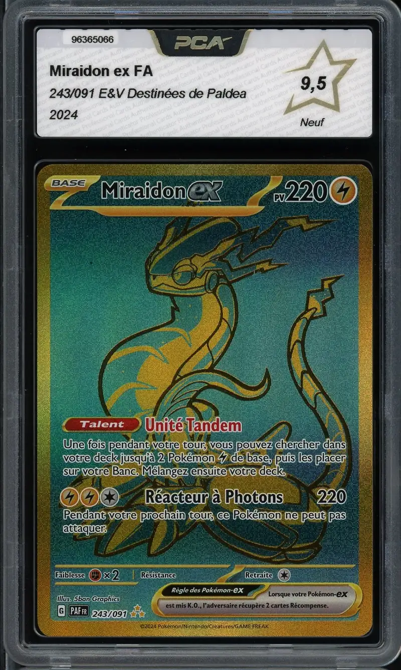 PCA 9.5 Miraidon Ex Gold