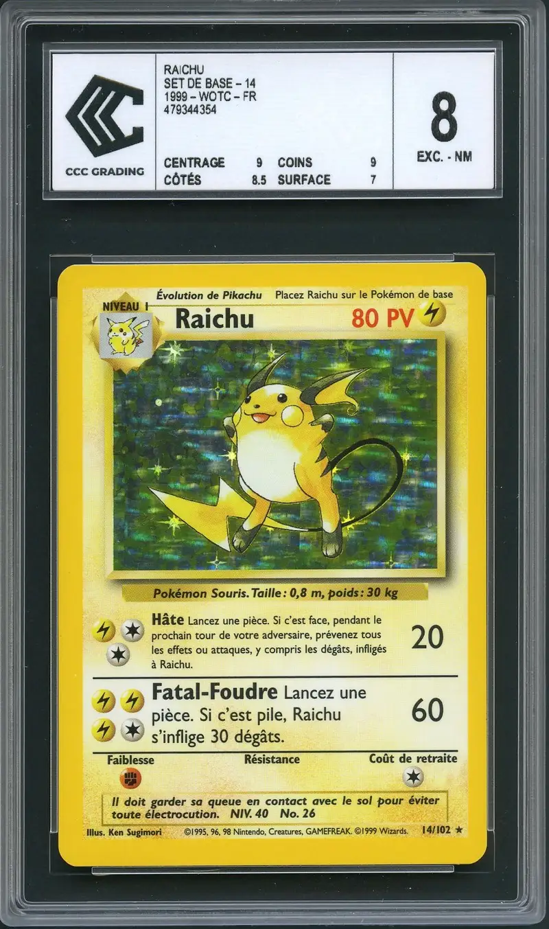 CCC 8 Raichu Holo