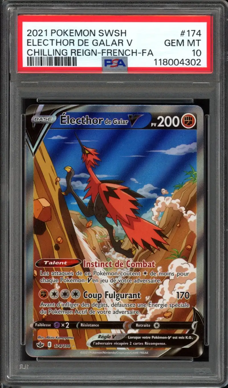 PSA 10 Electhor de Galar V
