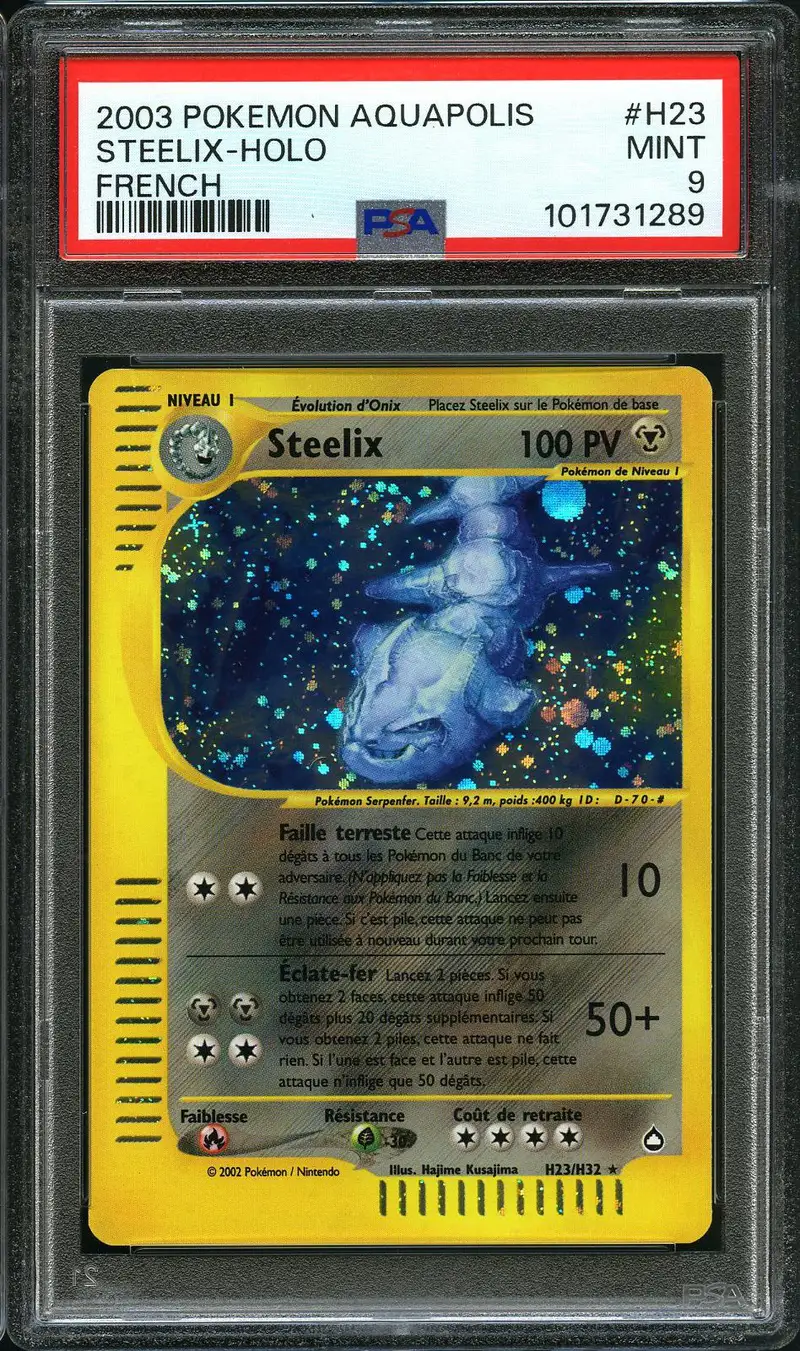 PSA 9 Steelix Holo
