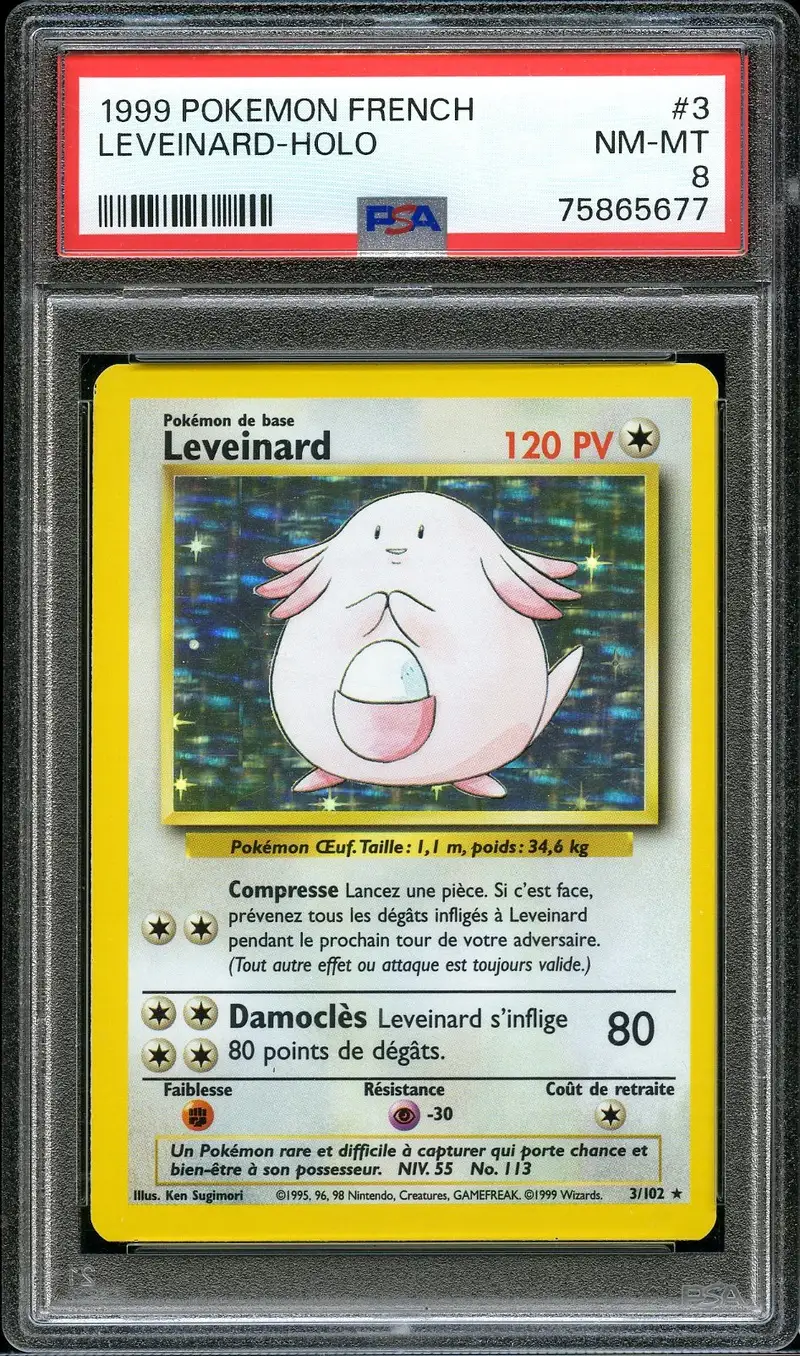 PSA 8 Leveinard Holo