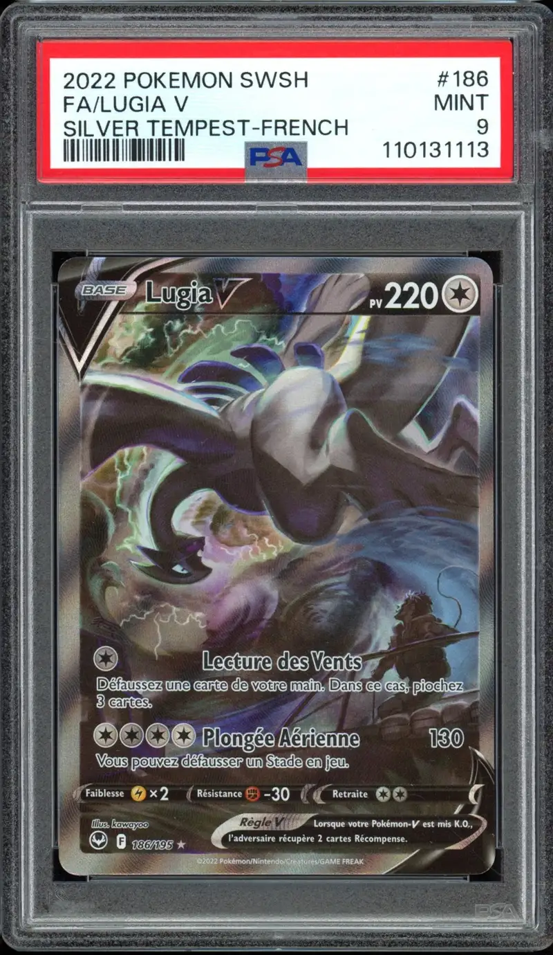 PSA 9 Lugia V