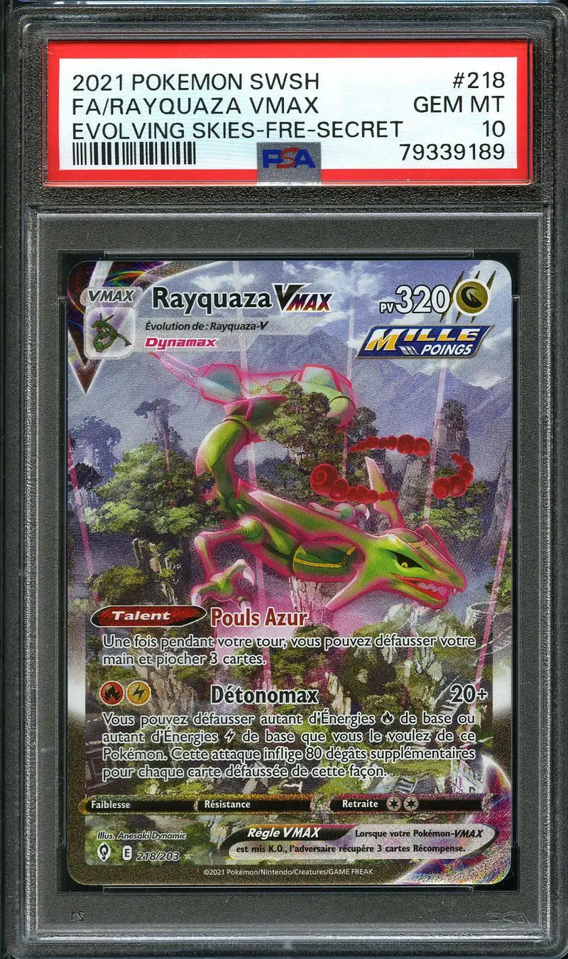 PSA 10 Rayquaza VMax