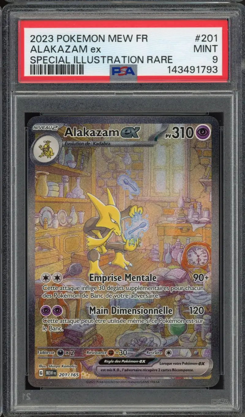 PSA 9 Alakazam Ex