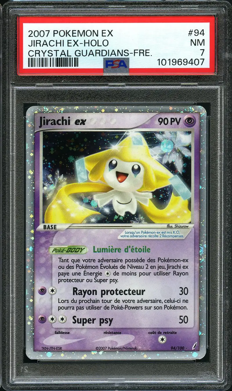 PSA 7 Jirachi Ex