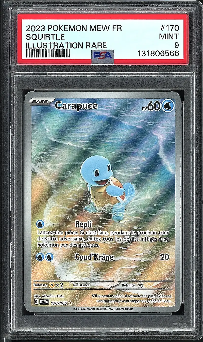 PSA 9 Carapuce