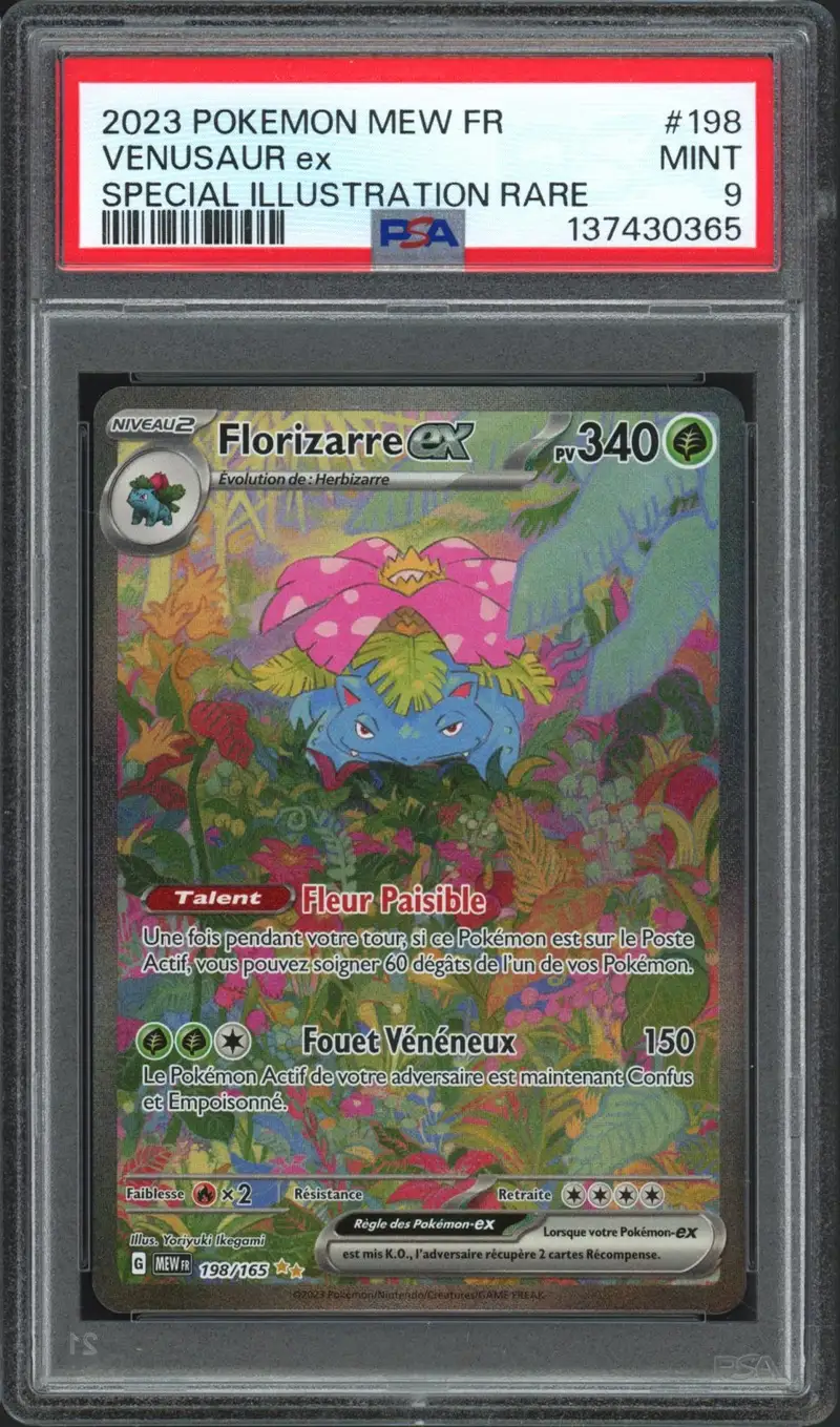 PSA 9 Florizarre Ex